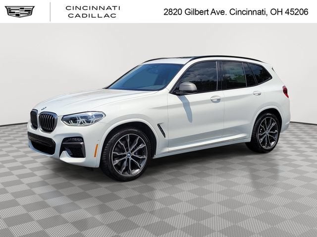 2021 BMW X3 M40i in Alpine White — front three-quarter view