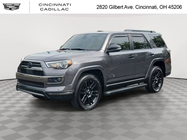 2021 Toyota 4Runner Nightshade in Magnetic Gray Metallic — front three-quarter view